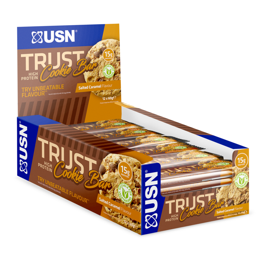 USN Trust Cookie Bar 12 x 60g - Out of Date